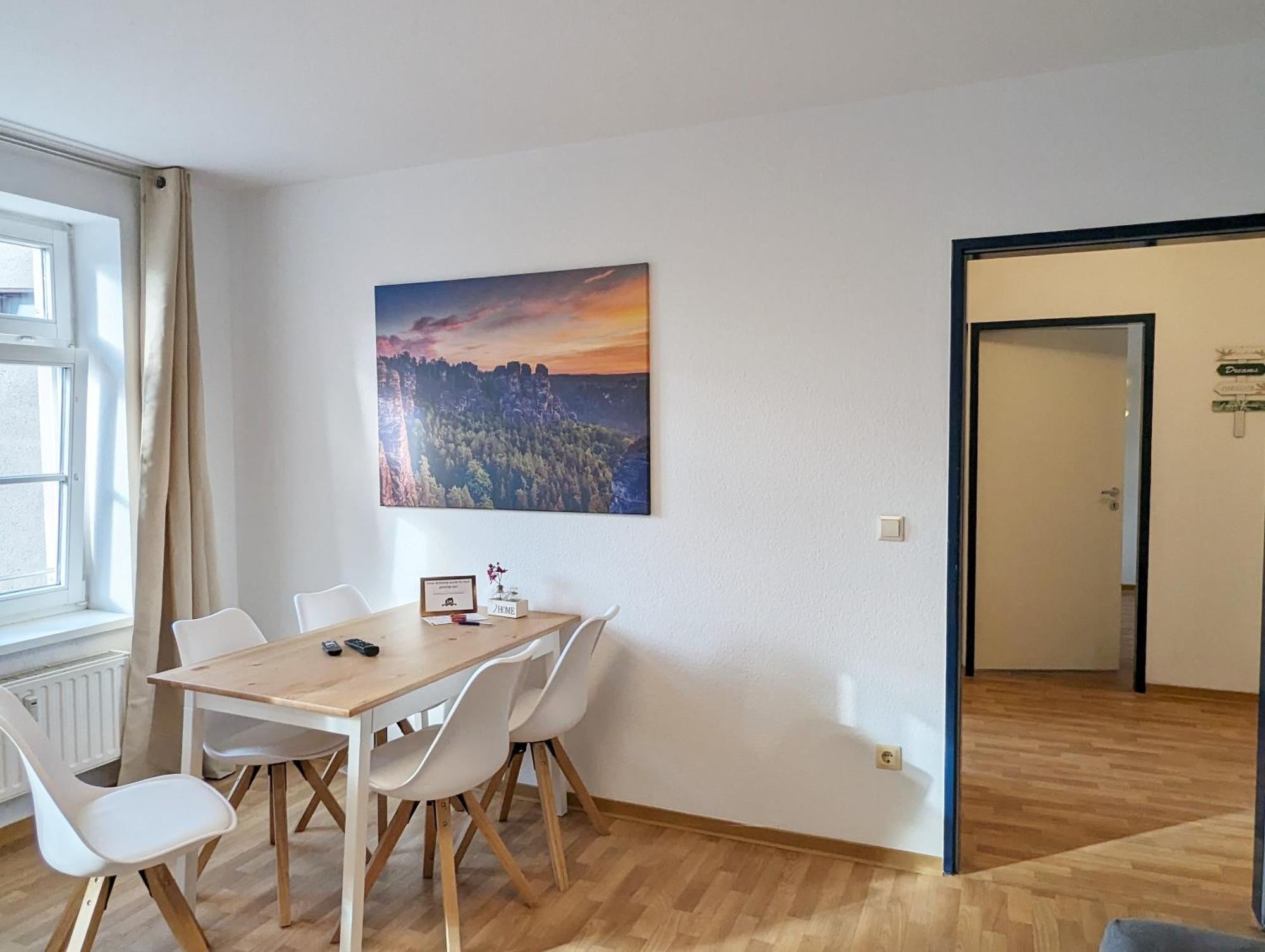 F4 - Urlaubsmagie - Grosse Wohnung Fuer Bis Zu 10 Personen Sebnitz Exterior foto
